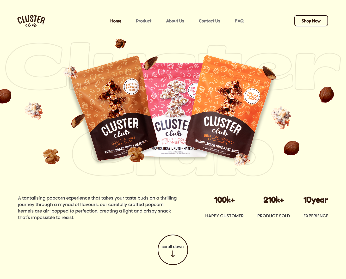 Cluster Club homepage